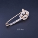 Mua 3 tặng 1 cặp pin tinh tế Áo len cardigan có khóa pin Quần áo phụ kiện đa dạng của trâm cài