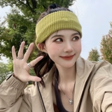 Брендовая трикотажная модная повязка на голову с буквами, в корейском стиле, популярно в интернете
