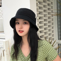 Aijia micro fishermans hat female Tide brand Korean version hip-hop Spring Summer small label hat Japanese Sun sunscreen sun hat