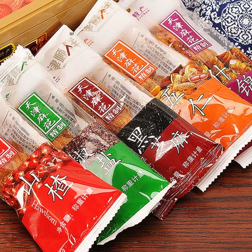 津顺祥 Аутентичный Tianjin Marijuana Flower Iron Box для подарков для старейшин.