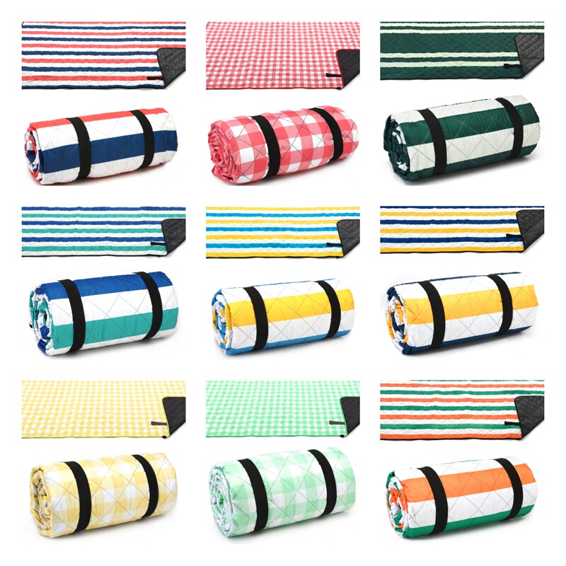 Oustule Outdoor 200*200cm Extra Large Ultrasonic Moisture-Proof and Waterproof Picnic Mat, Machine Washable Spring and Autumn Outing Mat