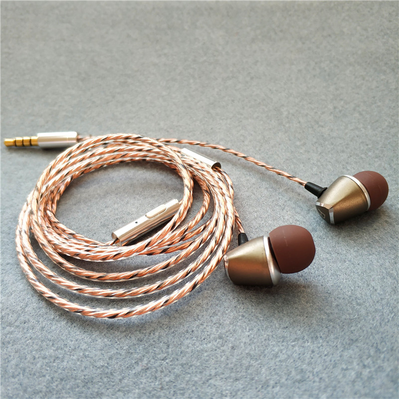 Bass surge DIY boutique in-ear style with McCall headphone metal cavity