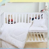 Одеяло для детского сада, детский хлопковый съёмный мультяшный комплект, 3 предмета, постельные принадлежности