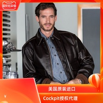 American original cockpit World War II military standard horsehide A-2 flight leather jacket MacArthur style Z2107H