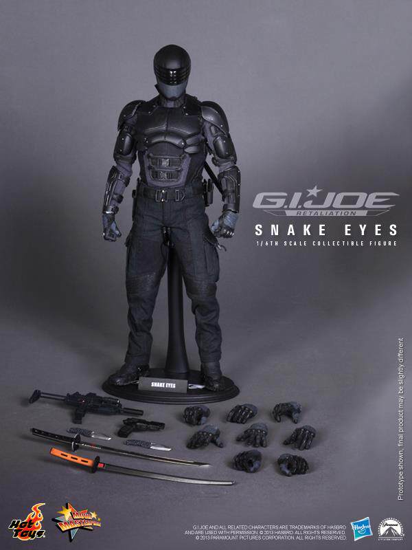 Hot Toys G.I. Joe Exclusive フィギュア HOTTOYS G.I. Joe Snake Eyes Masked Man 1/6 Male Action Figure