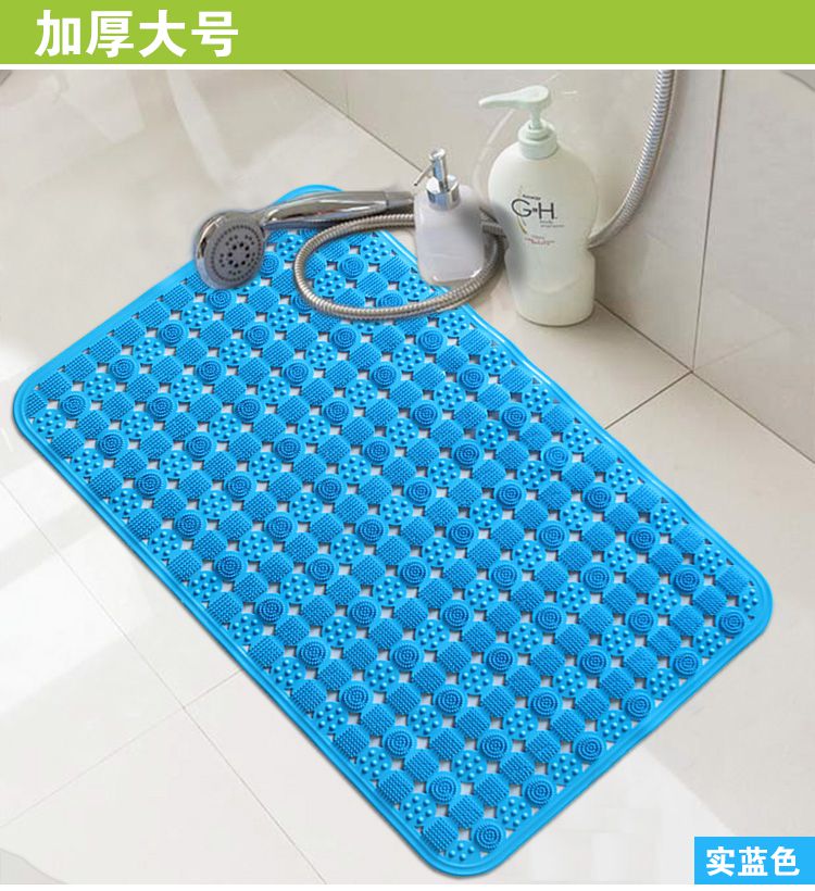 Người già phụ nữ mang thai phòng tắm mat PVC sàn nhà vệ sinh mat tắm vòi hoa sen xi lanh nhựa gia dụng chân nước mat