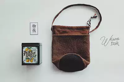 (wuwo)Original hand-made custom Xiangyun yarn tussah silk potato scopoly dyed bundle storage handbag