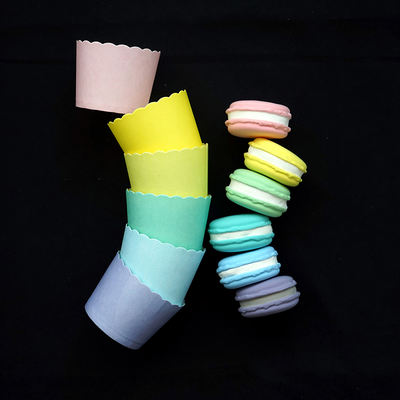 Solid color cake paper cups, muffin cups, paper trays, high-temperature resistant oven cups, disposable paper cups, about 50 pieces each