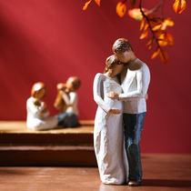 Nordic creative family figures ornaments wedding living room bedroom porch decorations new Chinese wedding commemorative gifts