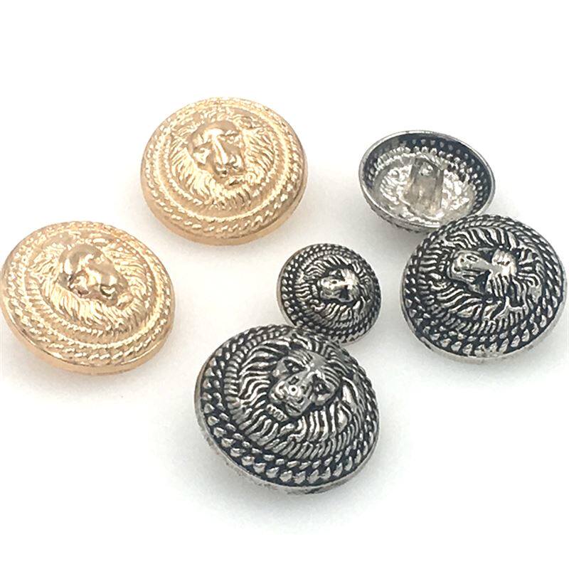 Upscale golden lion head metal buttons for men and women upmarket Grand coat Oval 100 Lap Clothes Windsuit Jacket Button