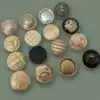 Coat buttons High-grade round wild metal buttons British men and women wool coat windbreaker suit buttons Gold