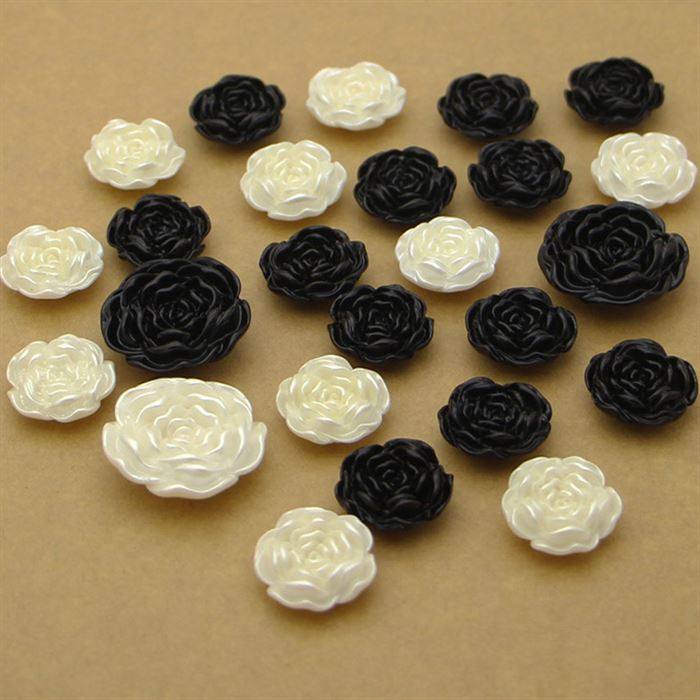 Sweater Button Button Black Button Women's Coat Decorative Button Windbreaker Clothes Button Woolen Windbreaker White Button