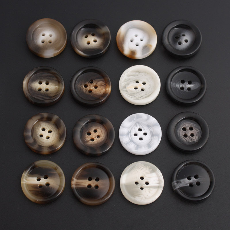 Coat Windbreaker Suit pants Men's and women's clothing pattern Beige camel coffee black resin buttons buttons Round