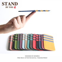 First layer sheepskin new ultra-thin card bag womens leather card clip mens multi-card card card bag zipper small wallet