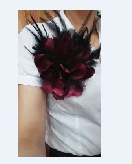 Broche Lovers en plume - Ref 1172913 Image 6