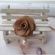 Trang sức Kim cương Jinjiu Phụ kiện vải mới Ba chiều Hoa hồng Hoa cô dâu Studio Corsage Trâm cài giày Hoa nhiều màu - Trâm cài