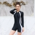 Bạn đồ bơi nữ thể thao chuyên nghiệp kết hợp gợi cảm bảo thủ giảm béo bụng lặn dài tay spa đồ bơi kích thước lớn - Bộ đồ bơi One Piece áo bơi liền thân cho bé gái Bộ đồ bơi One Piece