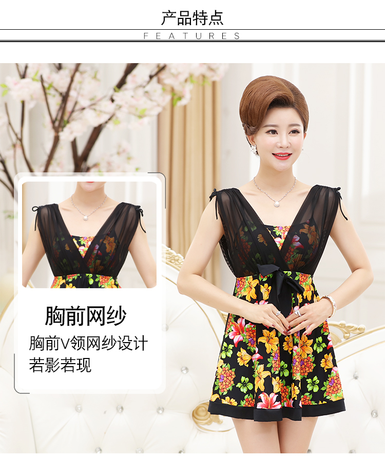 Áo tắm nữ kiểu váy xẻ nhà vệ sinh phiên bản nữ mẫu cỡ lớn áo tắm mẹ hot mùa xuân trung niên áo tắm bảo thủ - Bộ đồ bơi One Piece đồ bơi liền thân bé gái