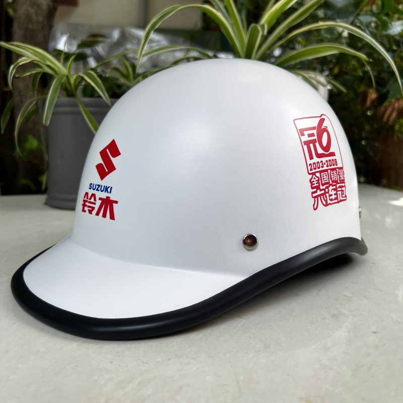 Suzuki Luxury helmet motorcycle tram male and female adults Versatile Breathable Half Armor Adjustable Size Safety Helmet-Taobao