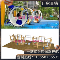 Custom outdoor Archimedes water dispenser childrens sand pool toy stainless steel play water sluice pressure water spray gun