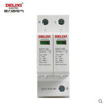 Delixi power lightning protection surge protector lightning arrester lightning protection 2p 40KA 220V