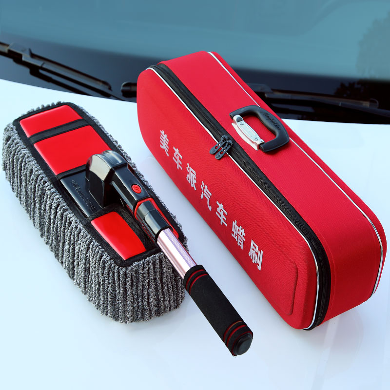 Car brush, car mop, waxing mop, wool, car wash, dust-sweeping artifact, cleaning special tool set