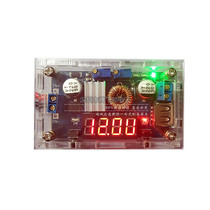 With enclosure 5A constant current pressure pressure pressure module with voltage current power display LED drive lithium battery charging