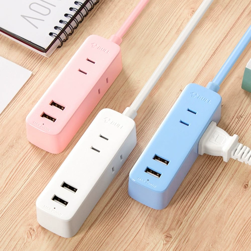 Прогвоздка «Быки» -Внедовая плата с пятном -планами -IN Панель подключаемой USB Multi -Function Flat Line Plug -In Extension Line Panel Panel