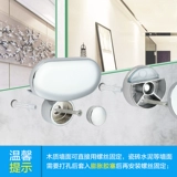 Настенное стеклянное зеркало с аксессуарами, фиксаторы в комплекте