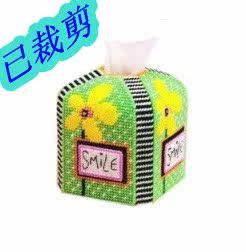 Three-dimensional embroidery tissue box new square toilet paper box B-7