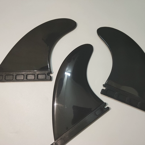 FutureG5 3 части 3 кусочков черных мягких пластин для пластикового руля Черный пластиковый плавник