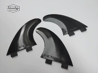 FCS G5 Black Ribbon Logo Three Piece/Set