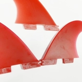 FCS Second -Generation Mid -Number Tail Fin Красное стекло волокнистого волокнистого серф -панели Хвост руль FCS II Средний плавник