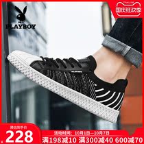 Playboy mens shoes 2021 spring new mens casual shoes fashion board shoes mesh breathable shoes mens trendy shoes