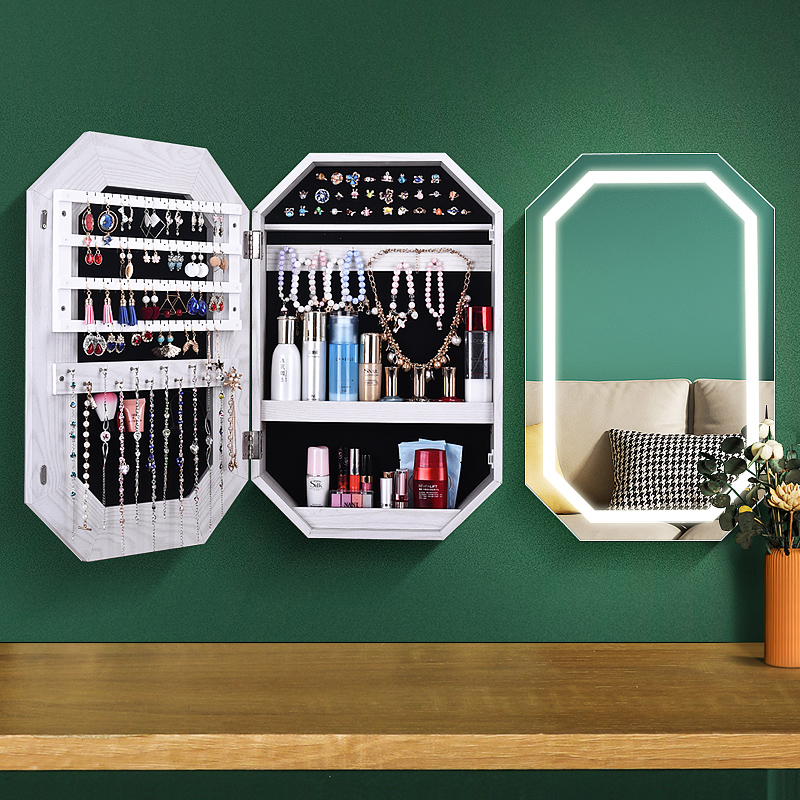 Yang Far Wall hangs jewelry cabinet jewelry cabinet jewelry cabinet masterpiece cabinet wall dresser mirror 12231