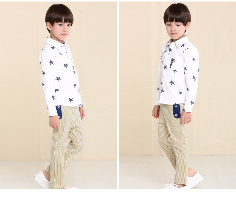 Chemise garcon à manche longue - Ref 2077500 Image 16