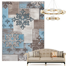 ковер 东升地毯 3d立体现代简约时尚客厅茶几沙发地毯卧室床边家用地毯