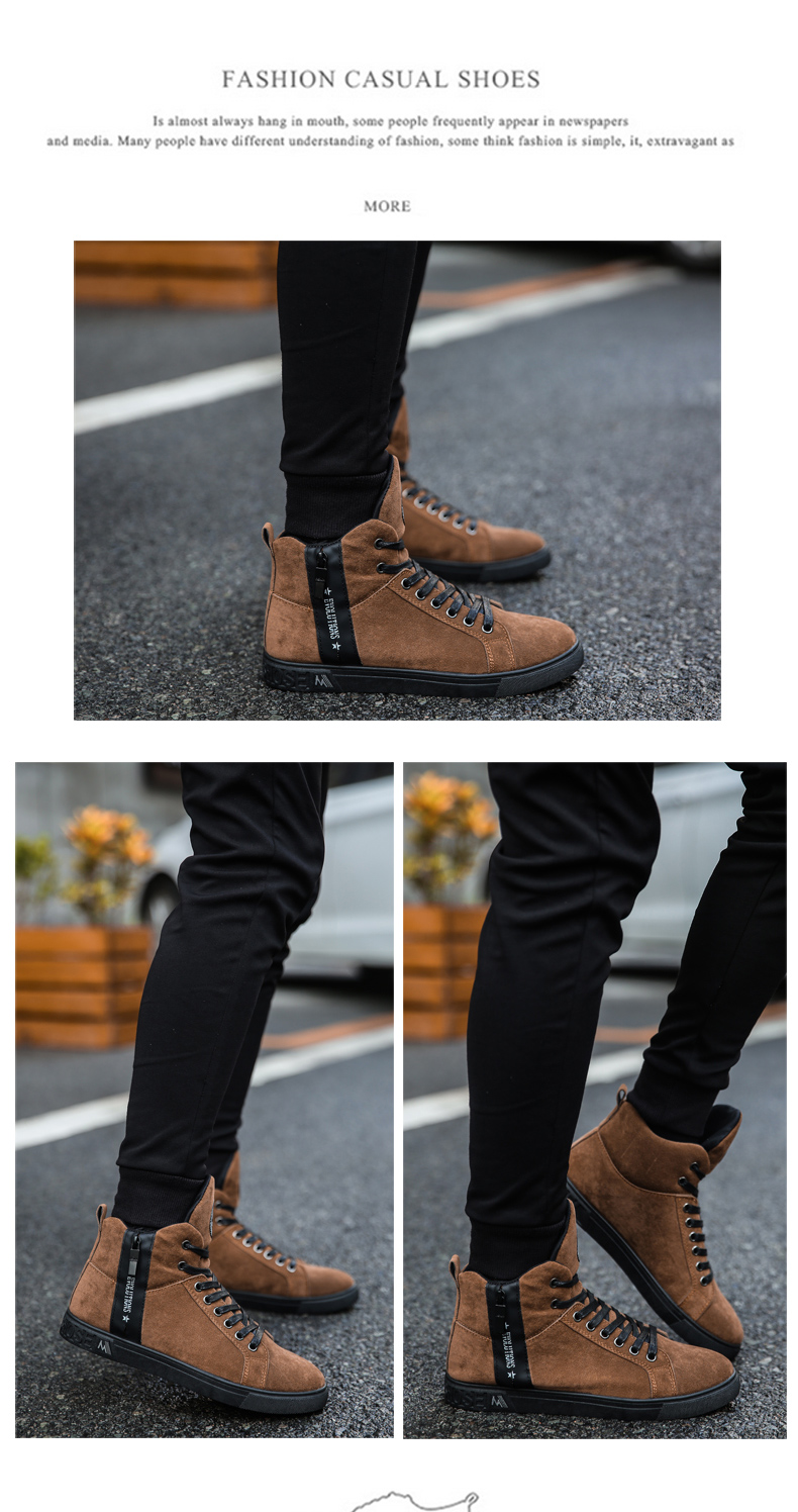 Mùa xuân Hàn Quốc giày nam xu hướng nam Martin giày nam đế xuồng giày sinh viên Giày dép nam Gaobang giày thể thao nam nike