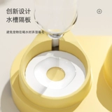 Кошачья чаша двойная чаша для кошачьего бассейна для собак. Автоматическая питьевая вода Диагональная рот рот рис чаша вода корм