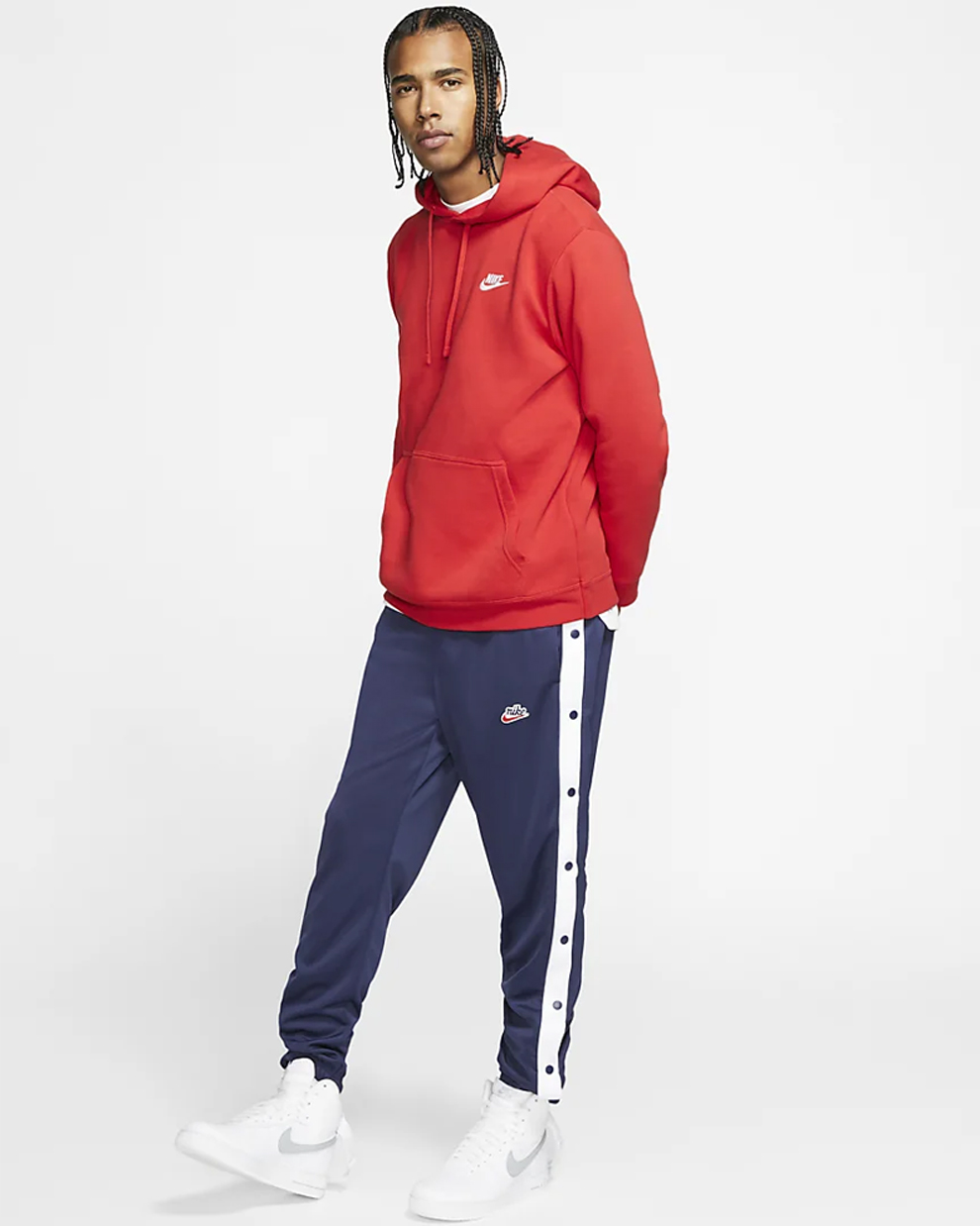 NIKE SPORTSWEAR 19 mùa hè mới cho nam dây đen và trắng khóa quần thể thao thoáng khí BV2628-010 - Quần thể thao quần đùi nam thể thao