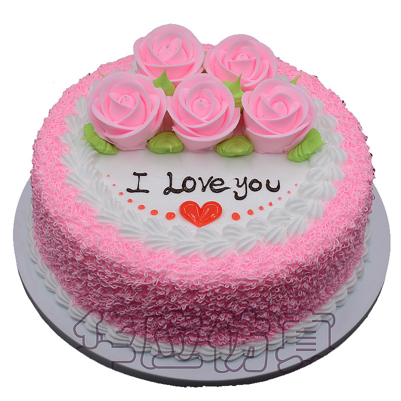 Hua Ying simulation cake model new 2019 fancy fake cake plastic sample fruit birthday cake model