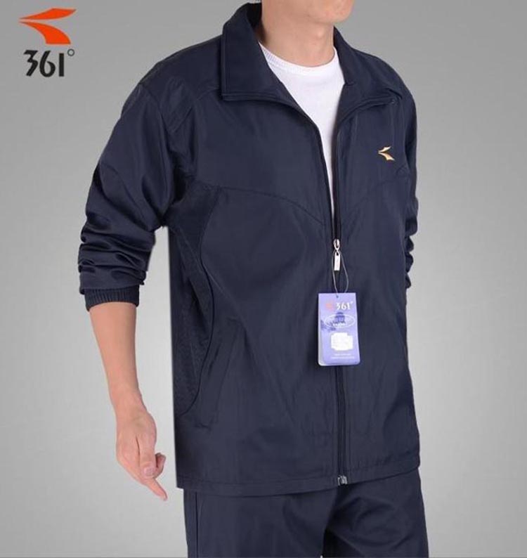 361 người đàn ông trung niên dày lên cộng với bộ đồ thể thao ngoài trời bằng vải cotton, áo hai dây của cha giản dị mùa thu và mùa đông bộ adidas nữ mùa đông