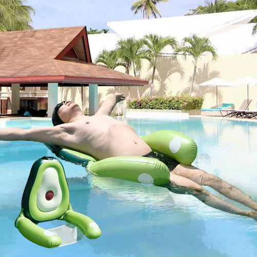 Y33 Авокадо фруктовые надувные и арматуру плавучий ряд/Водный развлечение/плавающая кровать -плавание/крытое открытое двойное сиденье