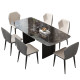 Kananfei light luxury high-end microcrystalline stone dining table modern simple natural super crystalline ຕາຕະລາງ dining stone