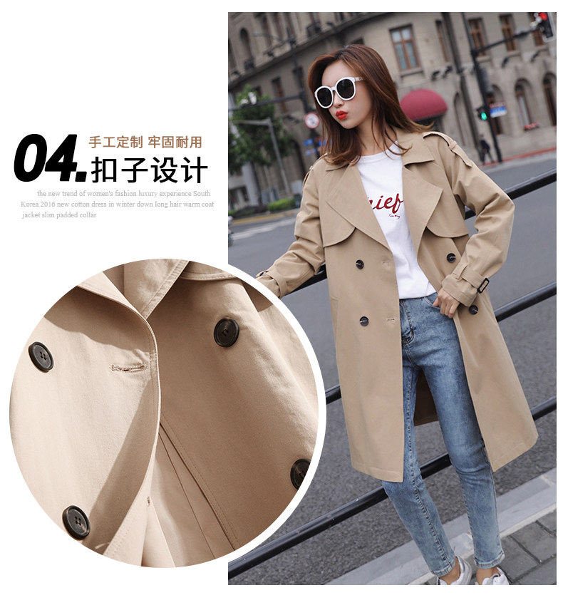 Trench pour femme en Coton - Ref 3226078 Image 13