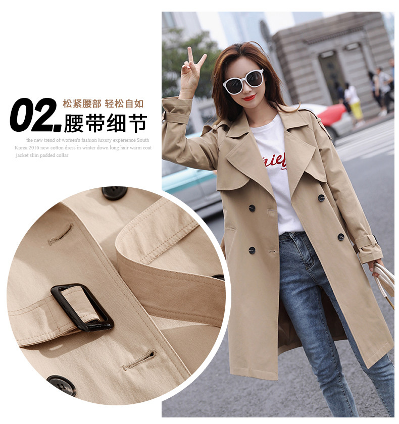 Trench pour femme en Coton - Ref 3226078 Image 11