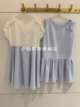 Adore Children Girl Rome Holiday Pure Cotton Short Sleeve Dress AK1833102 Vest Skirt AK1833101