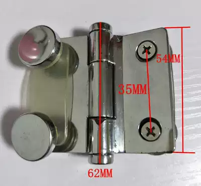 Window glass door hinge glass cabinet door clip hinge display cabinet wine cabinet stainless steel bright cast hinge