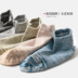 5 đôi Liang Pu vớ cotton nguyên chất vớ hoa vớ nam triều mùa hè mỏng phần thấp giúp vớ thấm hút mồ hôi thể thao thoáng khí - Vớ bông chuyên sỉ lẻ quần tất Vớ bông