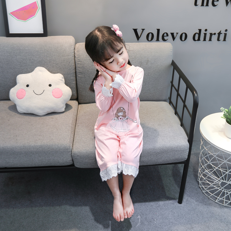 Cô gái jumpsuit mùa xuân và mùa thu 1 bông 2 mỏng 3 công chúa 4 tuổi con nhà quần áo mùa hè bé bé.